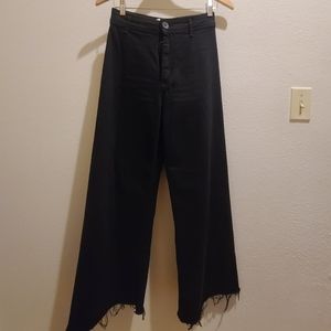 Zara Marine Straight Black Jeans